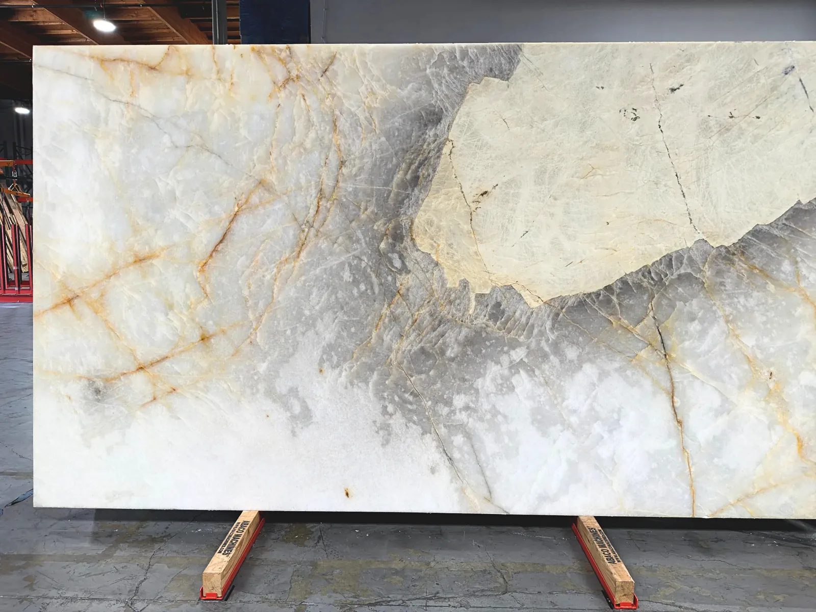 Patagonia quartzite book-matched slab